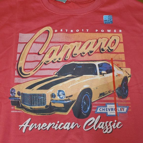 gm - Women's Camaro Graphic Sweatshirt Size XS Raspberry wine - Picture 3 of 9